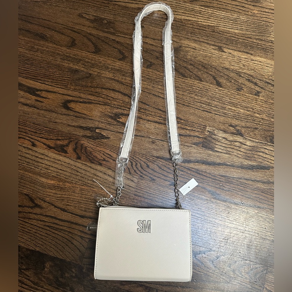 Steve Madden Cream Crossbody Bag